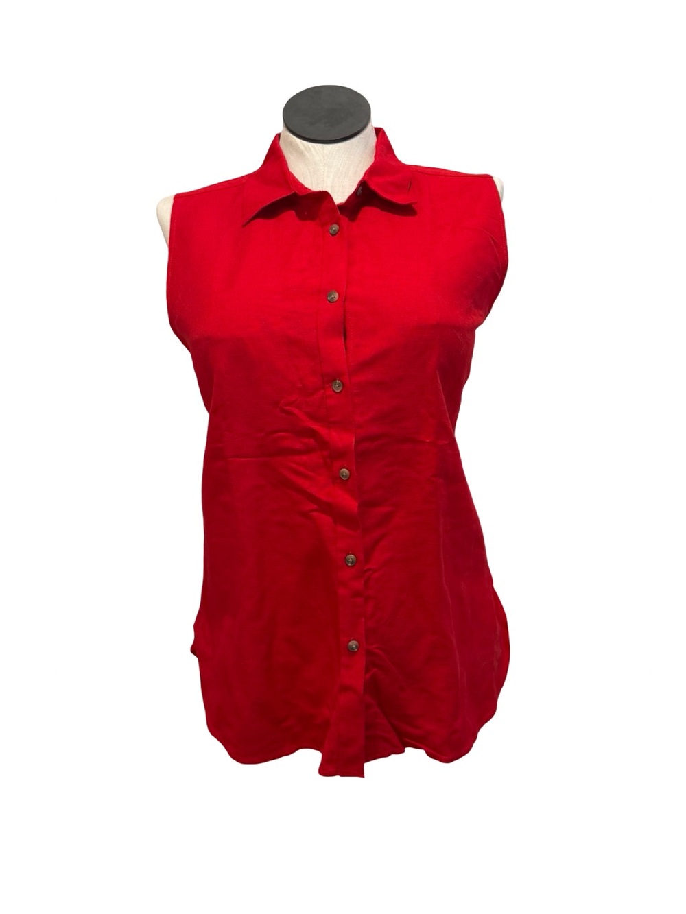 Ann Taylor Sleeveless Linen Top size XL